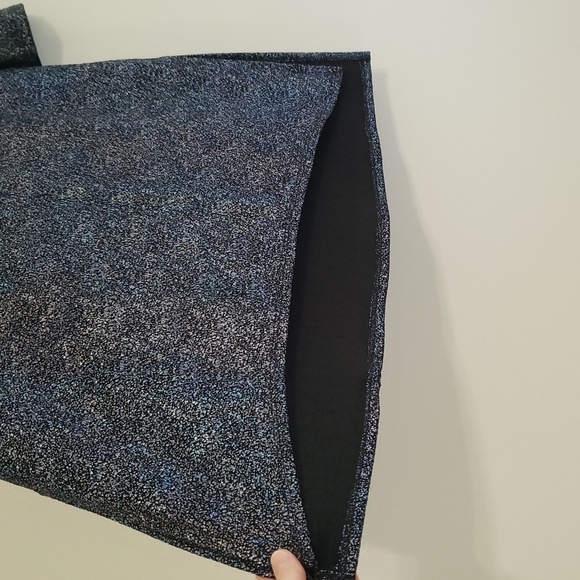 Clara Sun Woo Tunic Top Women Medium Multicolor Cold Shoulder Lagenlook Sparkle - Picture 10 of 14